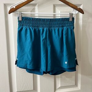 Teal athletic shorts